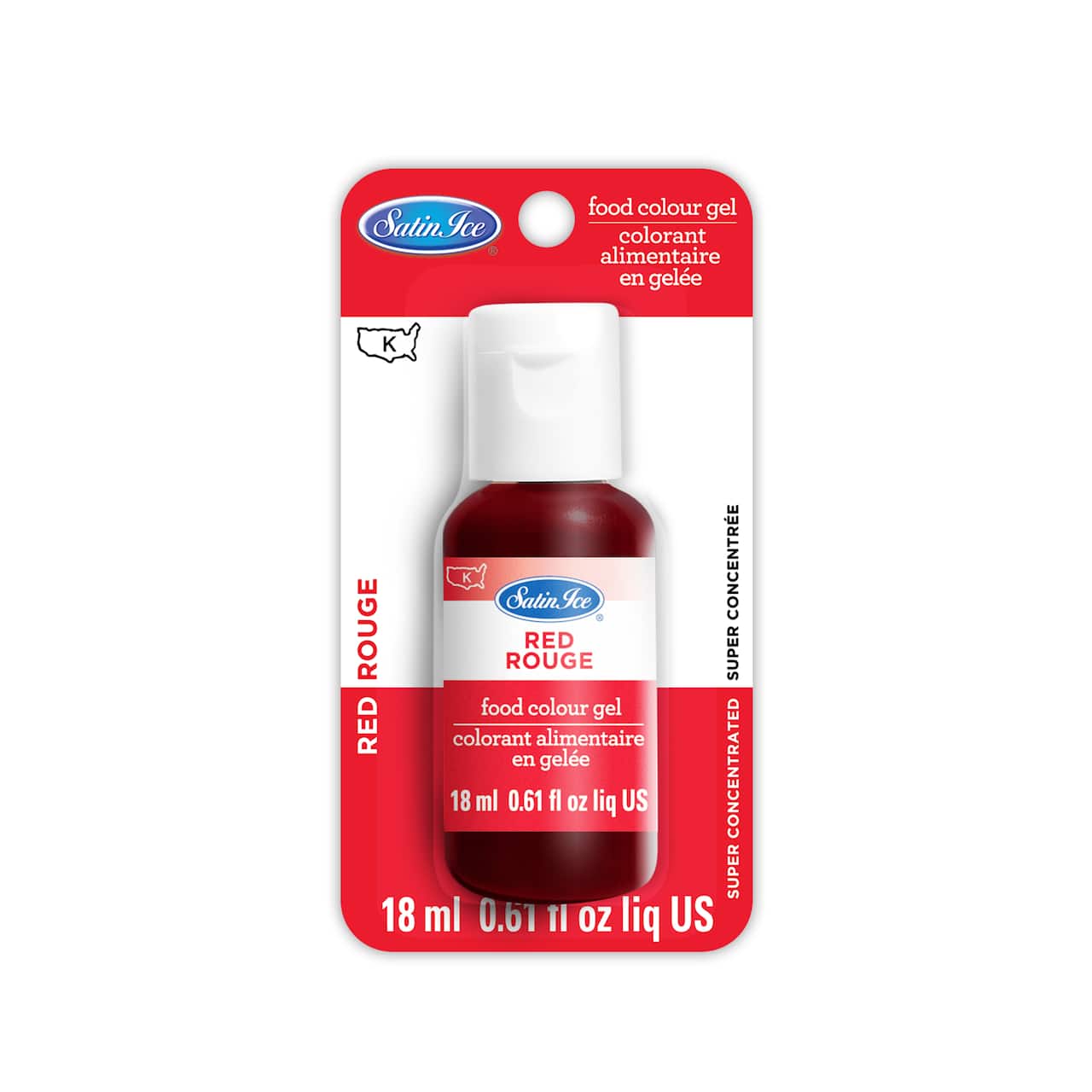 Colorant alimentaire en gelée de Satin Ice, 18 ml